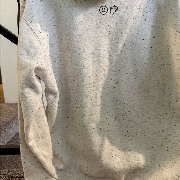 Glossier Light Gray Terrazzo Hoodie - Picture 6 of 7